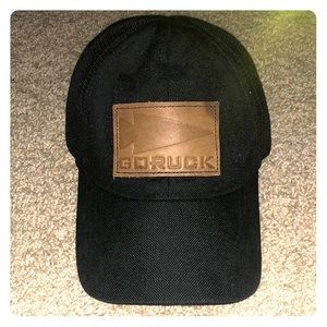GoRuck tactical hat with removable patch.